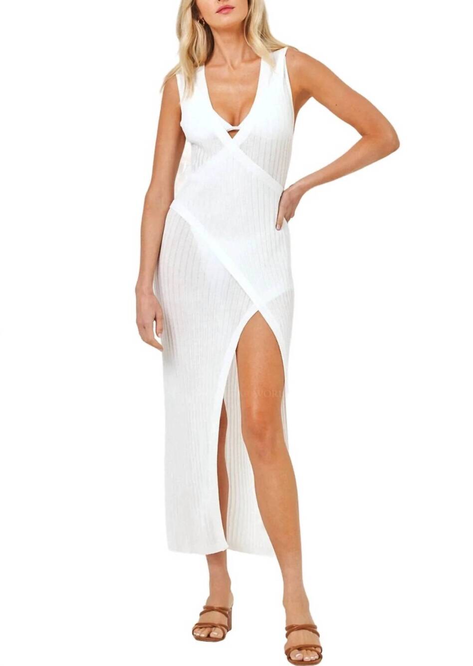 NEW L*SPACE candice cover up in white